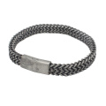 Mens Stainless Steel Bracelet Vintage Gun Black Biker Chain Link Bracelet